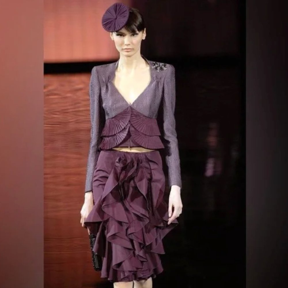 Auc Giorgio Armani Velvet Evening Jacket 2009 - Picture 9 of 9